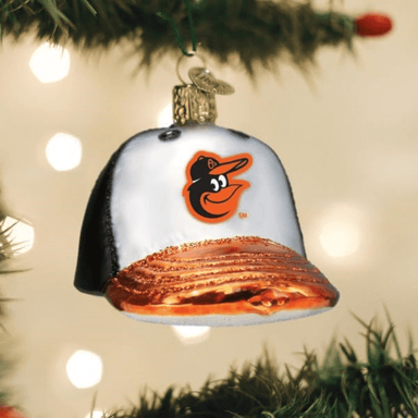 Old World Christmas Orioles Baseball Cap Ornament - Old World Christmas