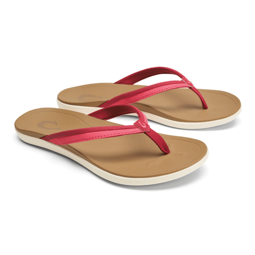 Olukai Ho'opio Malua Flip Flop - Mystic Berry/ Hot Pink - Olukai