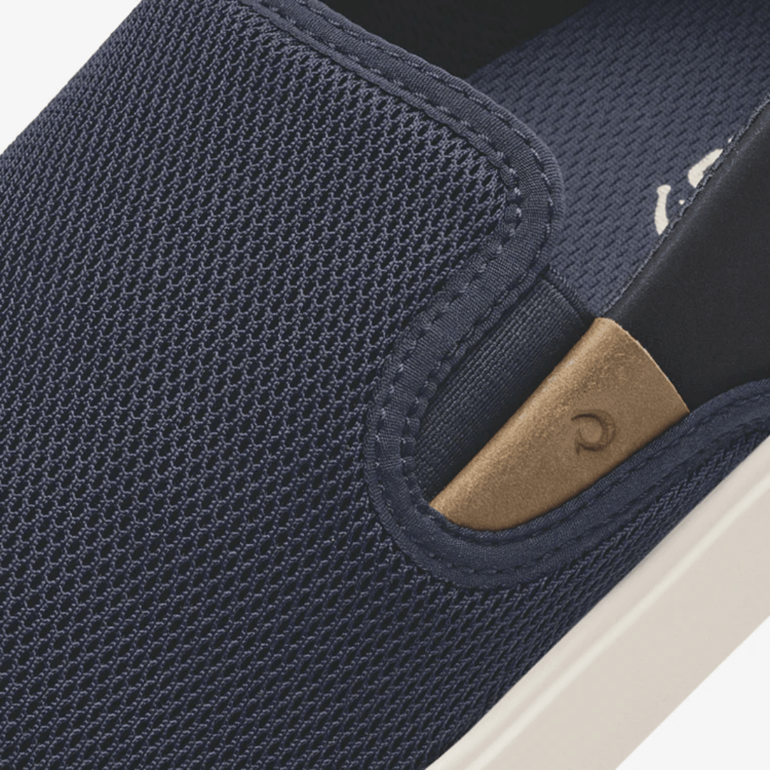 Olukai Men's Lae'Ahi Nui Shoes - Trench Blue/Tan - Olukai