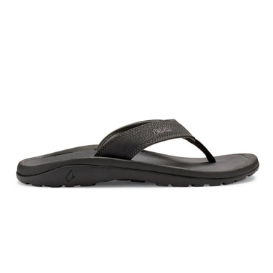 Olukai Men's Ohana Flip Flops - Black/Dk Shadow - Olukai