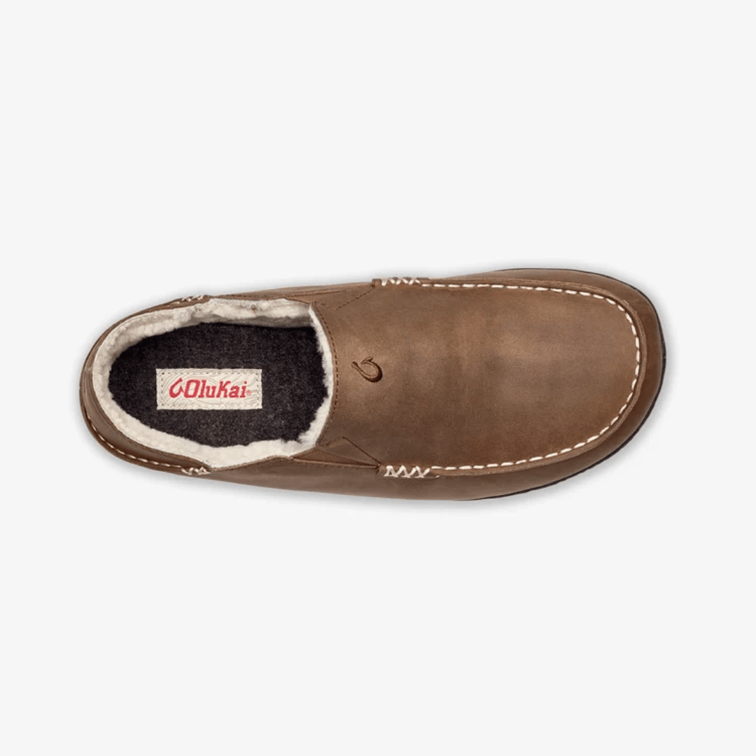 Olukai Moloa Slippers- Toffee/ Dark Wood - Olukai