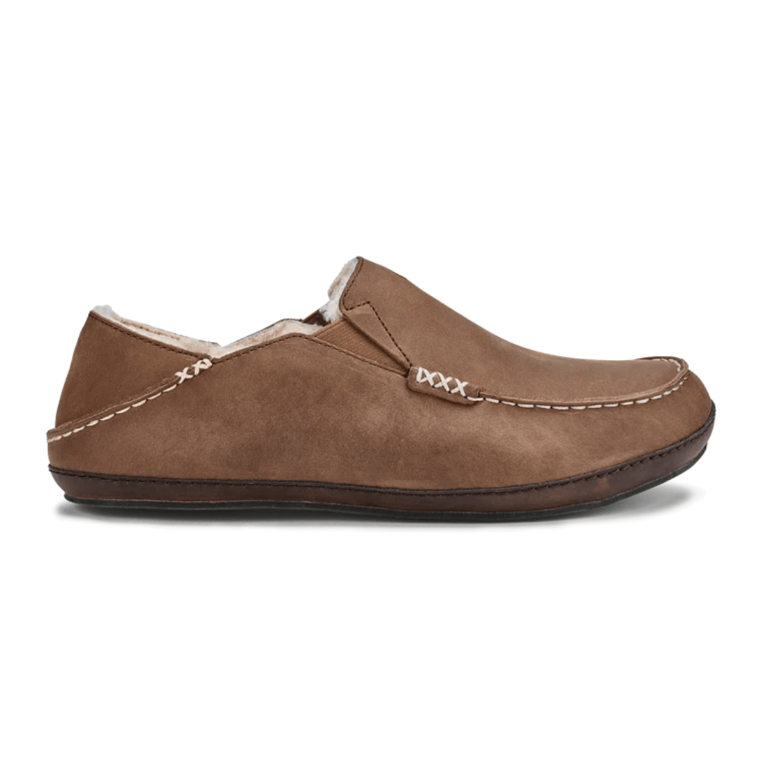 Olukai Moloa Slippers- Toffee/ Dark Wood - Olukai
