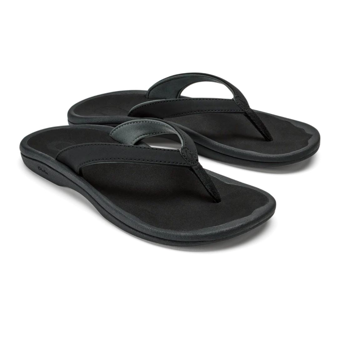 Olukai 'Ohana Lahi Flip Flops - Black/Black - Olukai