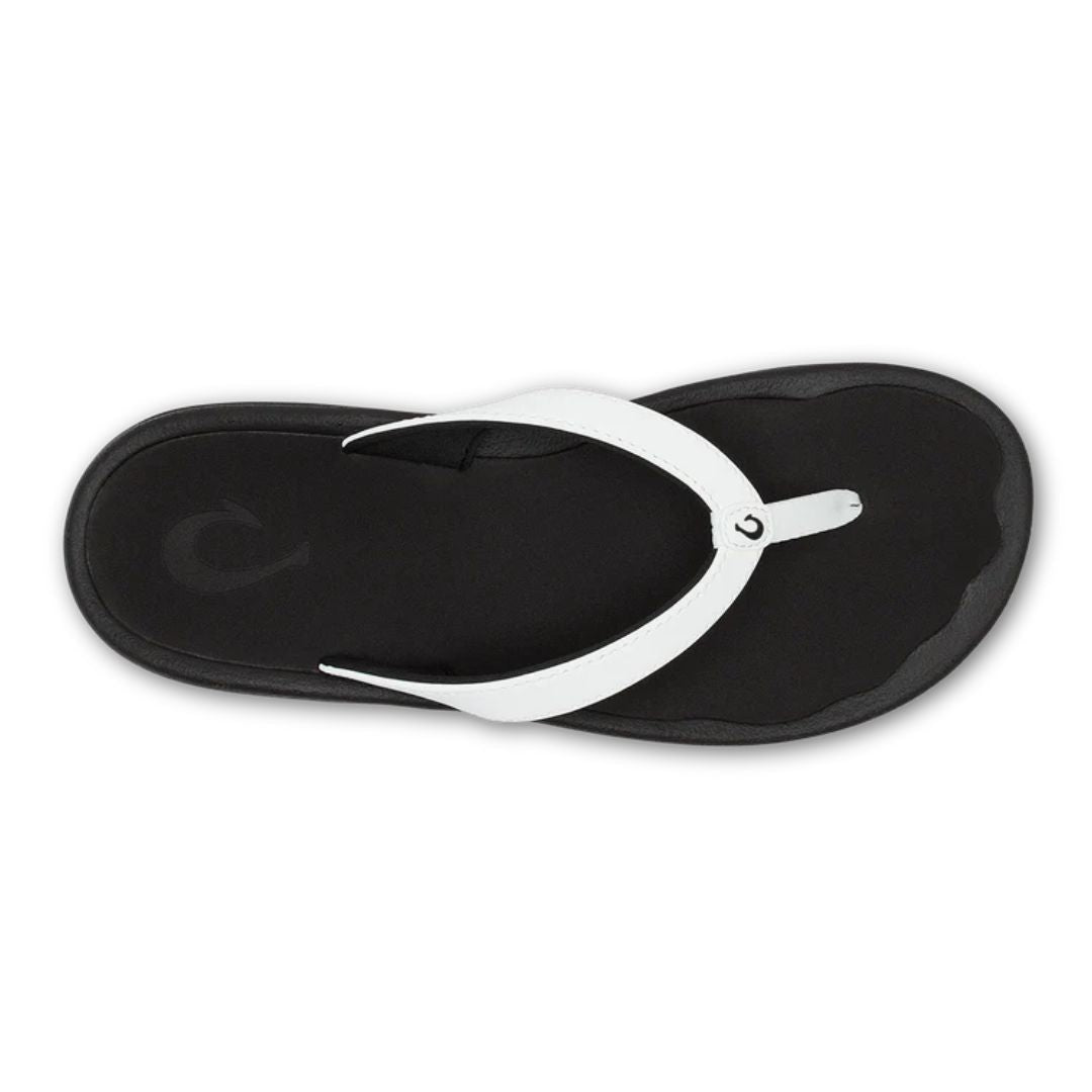 Olukai 'Ohana Lahi Flip Flops - White Sand/Black - Olukai