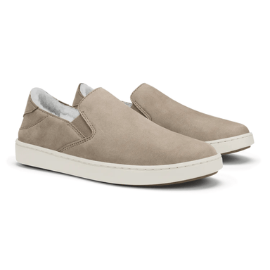 Olukai Pehuea Cozy Slipper - Taupe Grey - Olukai