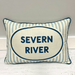 Oval Stripe Beach Pillow - Little Birdie