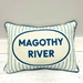 Oval Stripe Beach Pillow - Little Birdie