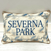 Painted Heron Pattern Pillow - Little Birdie