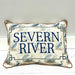 Painted Heron Pattern Pillow - Little Birdie