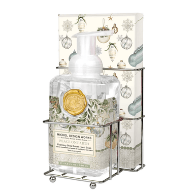 Peace On Earth Foaming Hand Soap and Hostess Napkin Set - Stonewall Kitchen