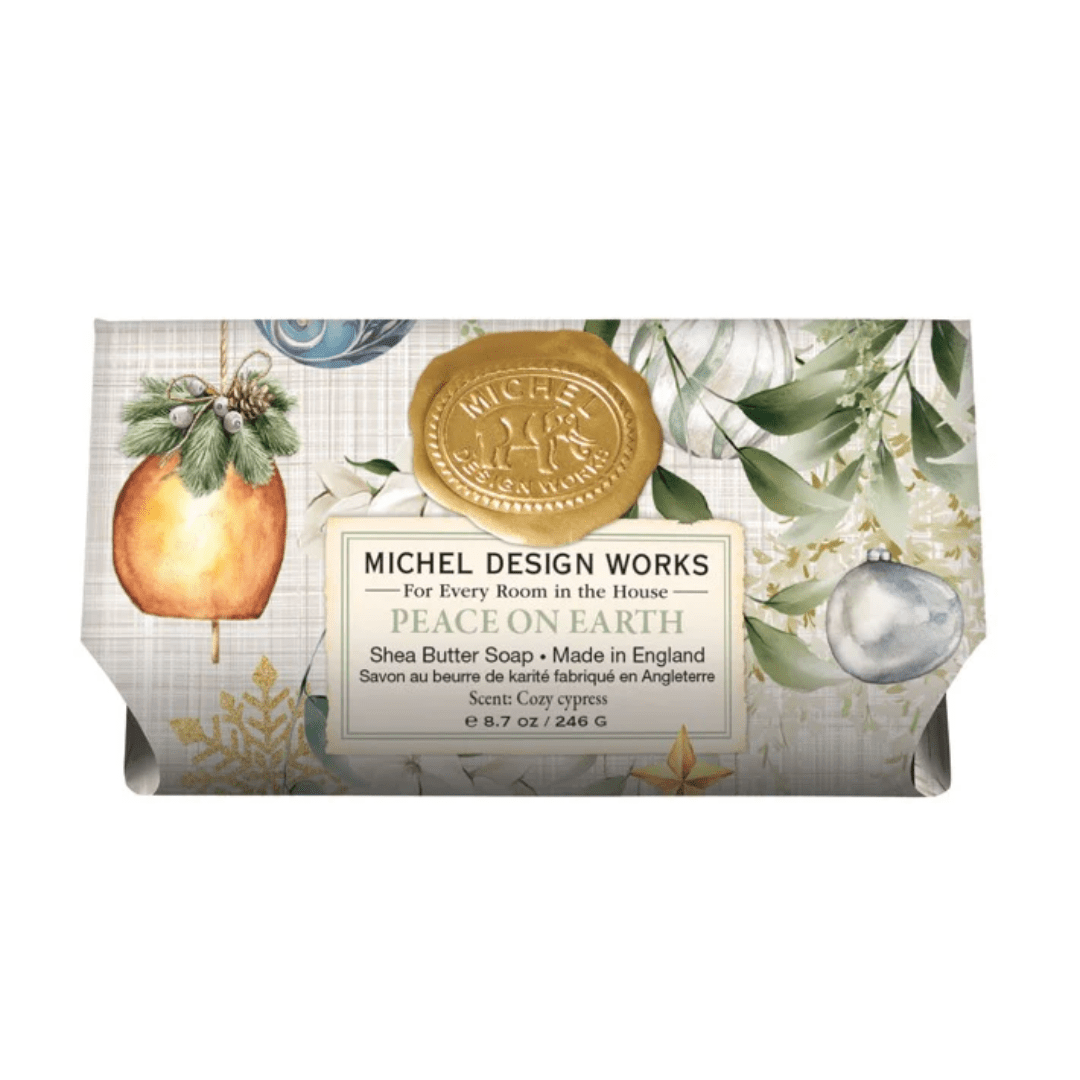 Peace on Earth Large Bath Soap Bar - Stonewall Kitchen