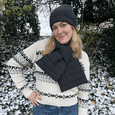 Puffer Keyhole Scarf - Very Moda