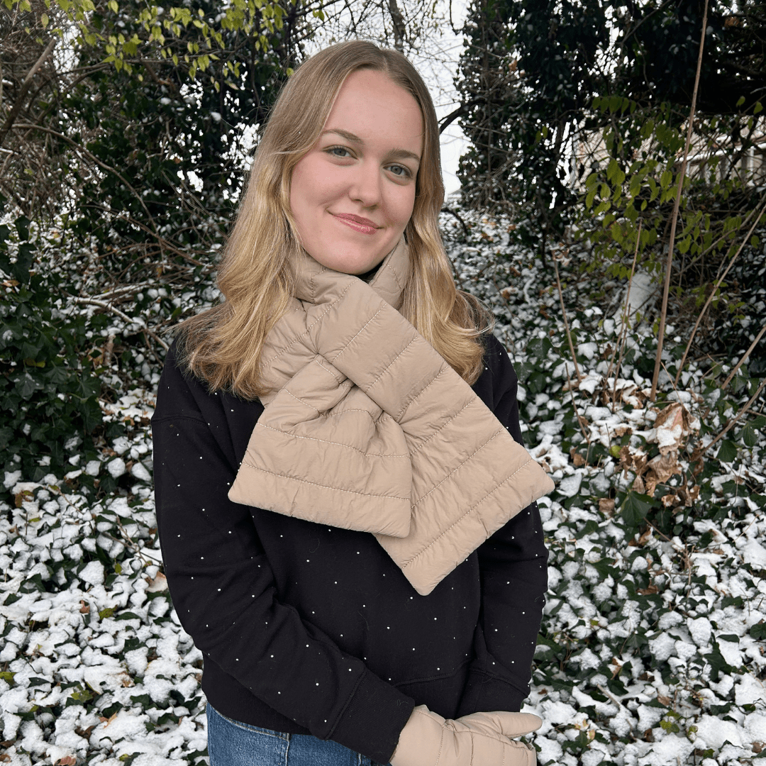 Puffer Keyhole Scarf - Very Moda