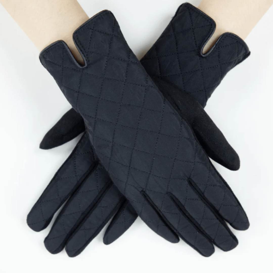Quilted Solid Gloves - Very Moda