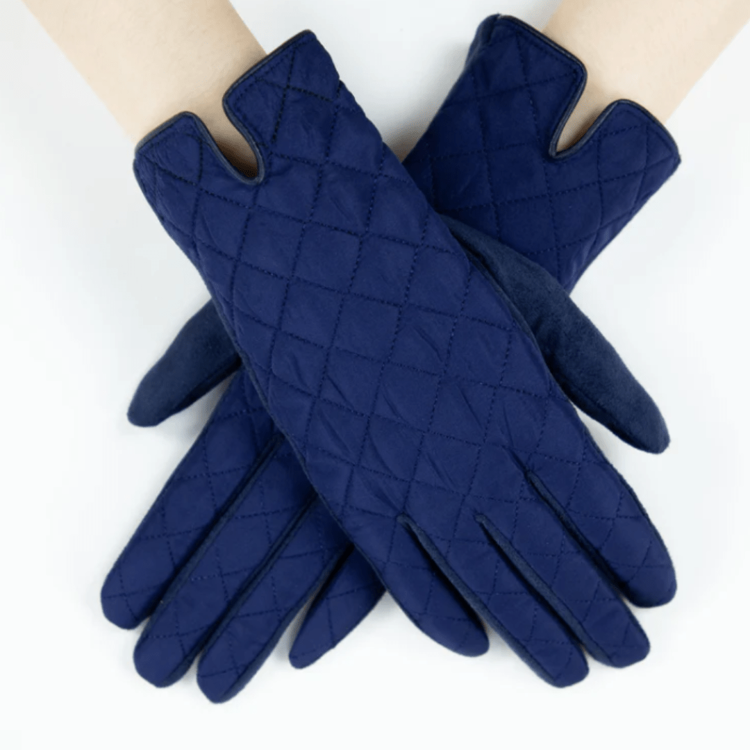 Quilted Solid Gloves - Very Moda
