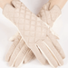 Quilted Solid Gloves - Very Moda