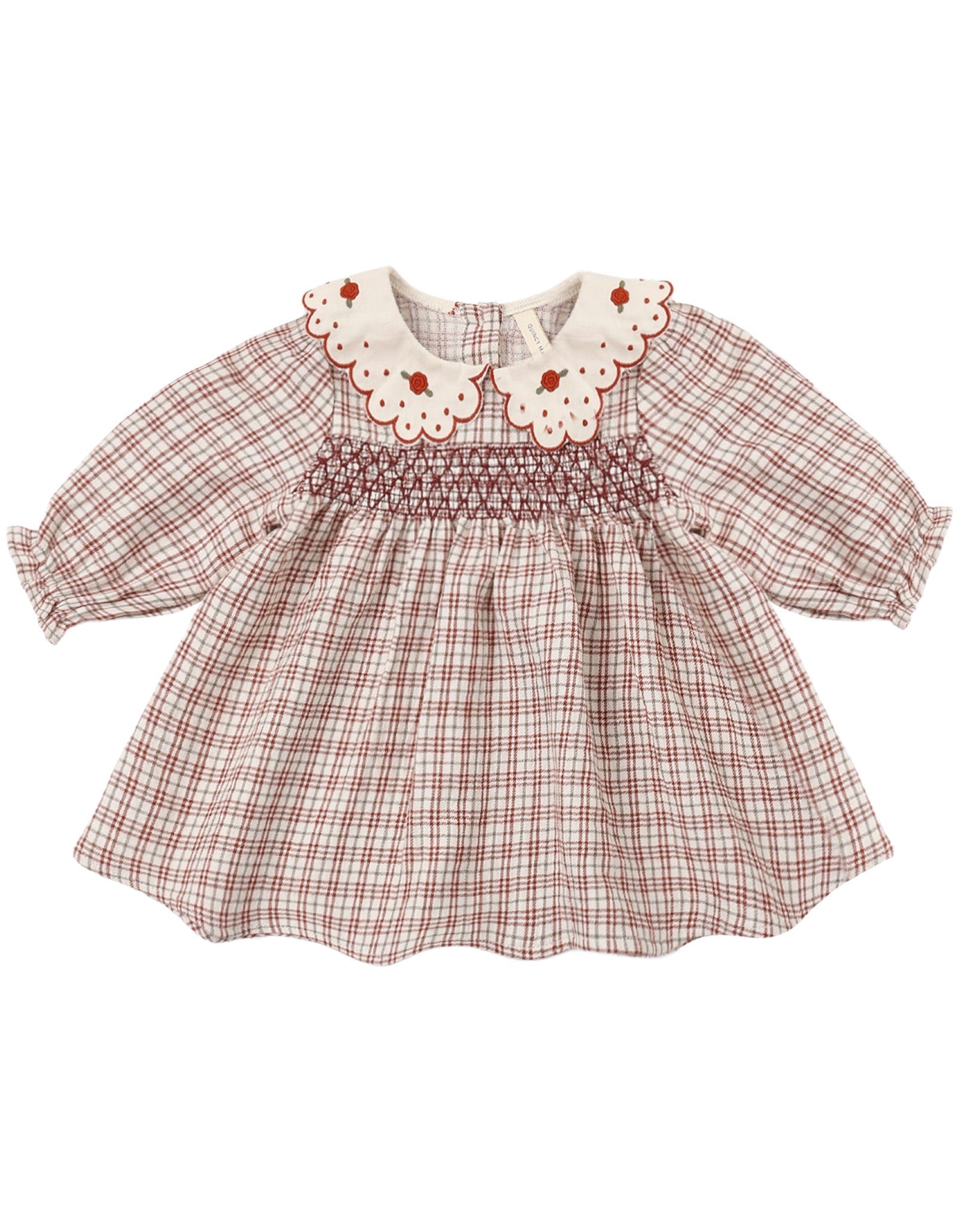 Quincy Mae Callie Dress - Christmas Plaid - Rylee + Cru