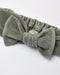 Quincy Mae Velour Bow Headband - Spruce - Rylee + Cru