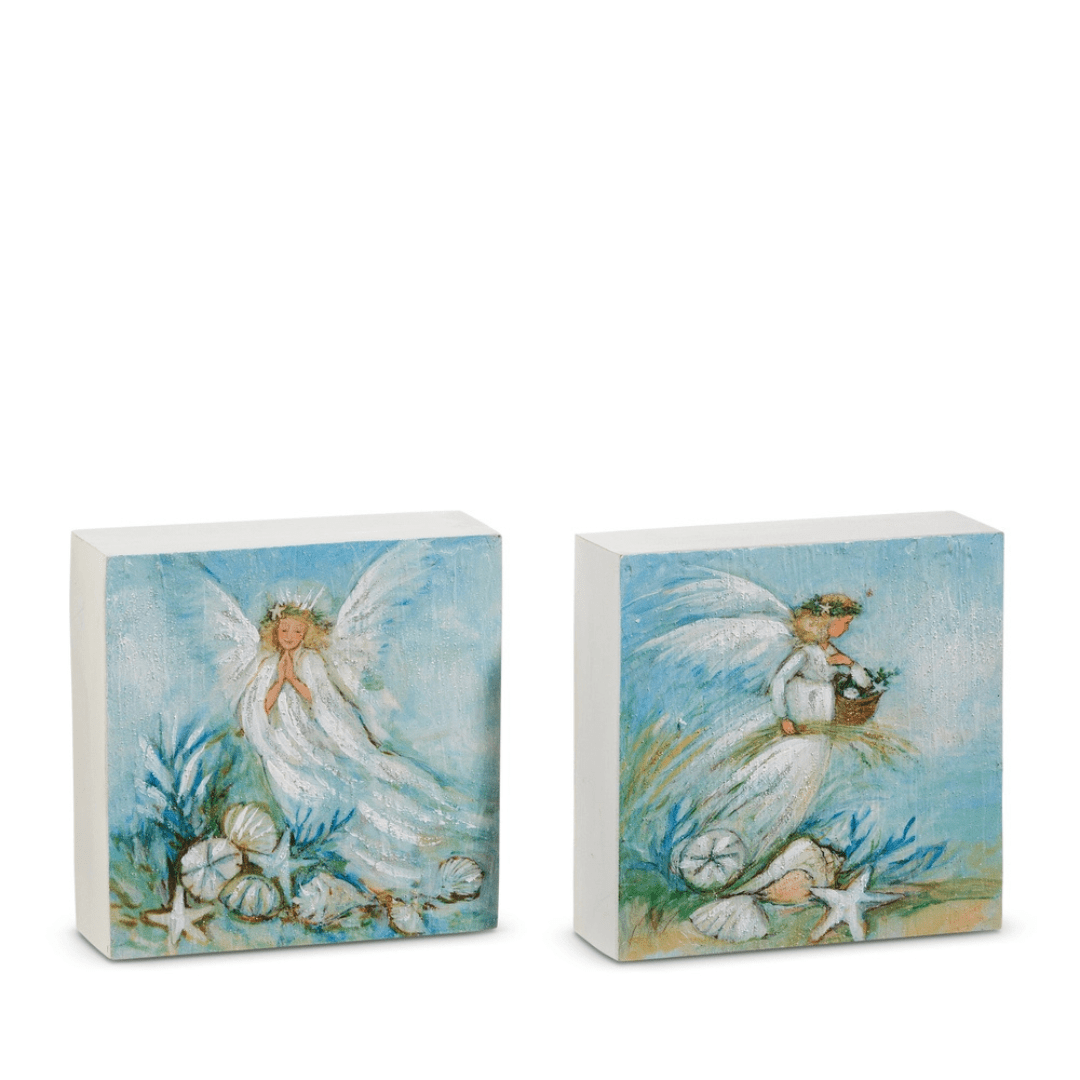 Raz Coastal Angel Block - Raz Imports, Inc.