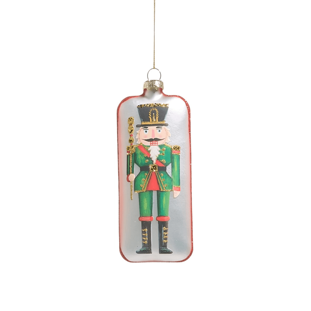 Raz Nutcracker Rectangle Ornament - Raz Imports, Inc.