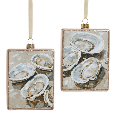 Raz Pearl Oyster Glass Ornament - Raz Imports, Inc.