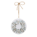 Raz Seaside Oyster Wreath Disc Ornament - Raz Imports, Inc.