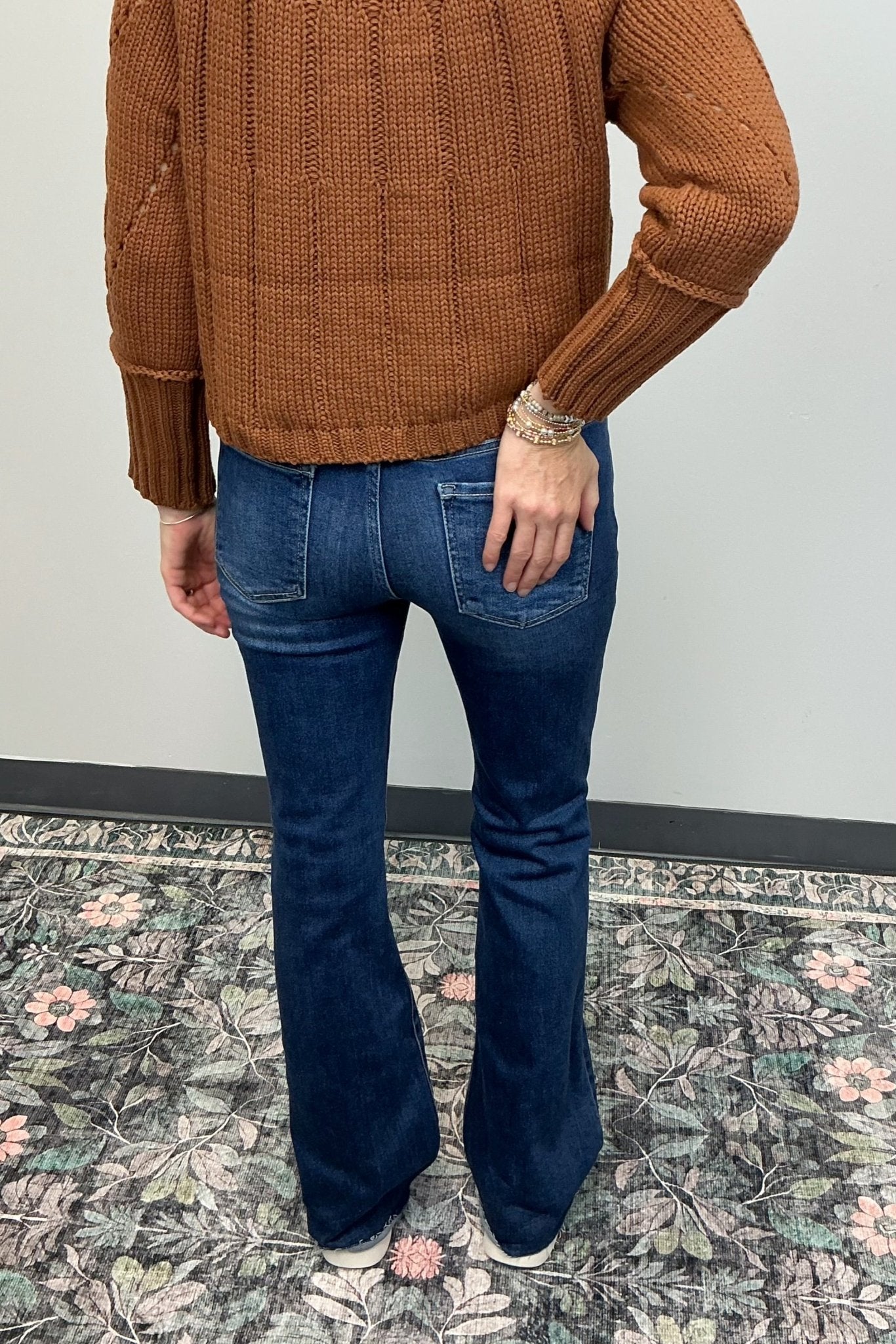 Risen Jeans High Rise Boot Cut - Medium Wash - Risen Jeans