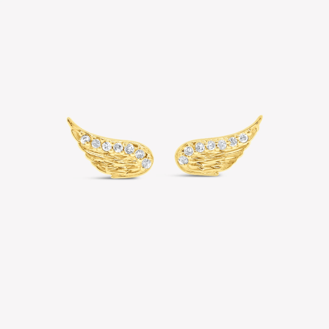 Rizen Divine Wings Sparkle Earrings - Rizen Jewelry