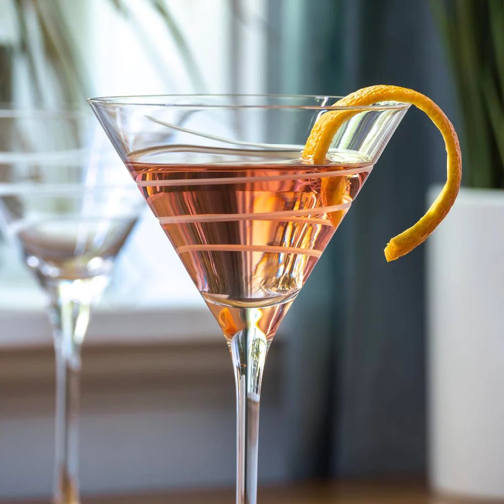 Rolf Martini Glass - Twist - Rolf Glass