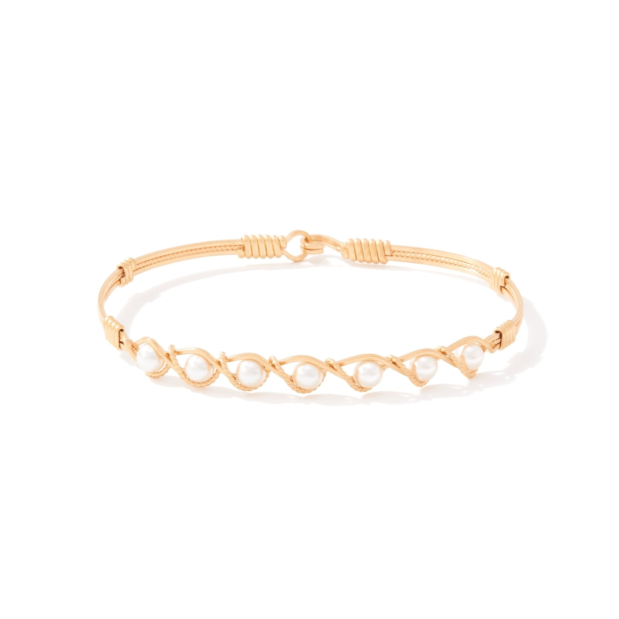 Ronaldo Simple Blessings Bracelet in 14K gold with crystal pearl