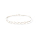 Ronaldo Simple Blessings Bracelet in silver with crystal pearl