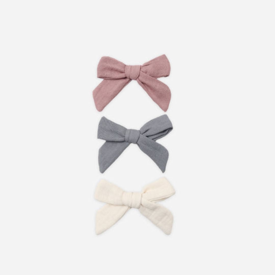 Rylee + Cru Bow Clip Set of Three - Rylee + Cru