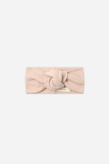 Rylee + Cru Ribbed Knotted Headband in Dusty Rose - Rylee + Cru
