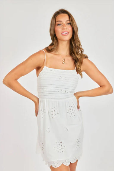 Sadie & Sage Bloomfield Eyelet Mini Dress - Sadie & Sage