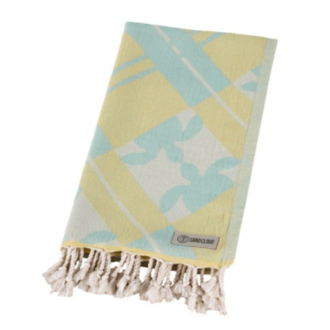 Sand Cloud Regular Sand Resistant Towel - Turtle Plaid - Sand Cloud