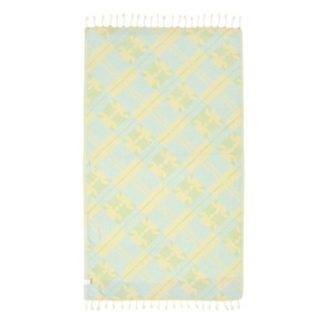Sand Cloud Regular Sand Resistant Towel - Turtle Plaid - Sand Cloud