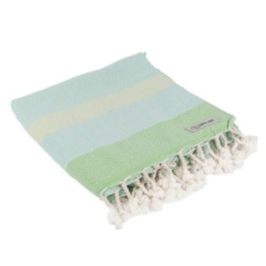 Sand Cloud Sand Resistant Towel - Peppermint Herringbone - Sand Cloud