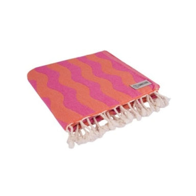 Sand Cloud Sand Resistant Towel - Rumble Waves Coral - Sand Cloud