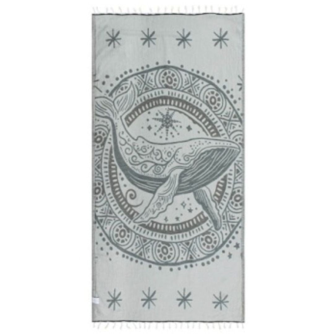 Sand Cloud Sand Resistant Towel - Ziggy the Whale - Sand Cloud