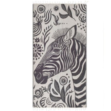 Sand Cloud Sand Resistant Towel - Zizzy The Zebra - Sand Cloud