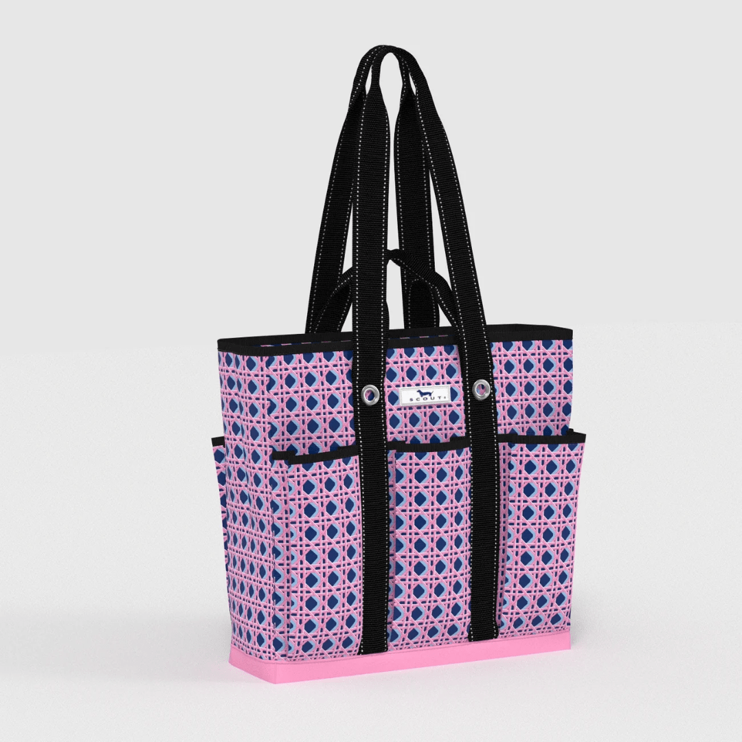 Scout Rocket Pocket Tote- Wisteria Cane - Scout by Bungalow