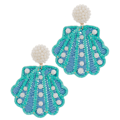 Shell Earrings - Golden Stella