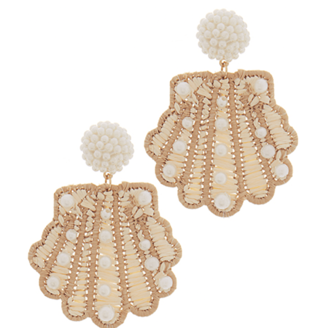 Shell Earrings - Golden Stella