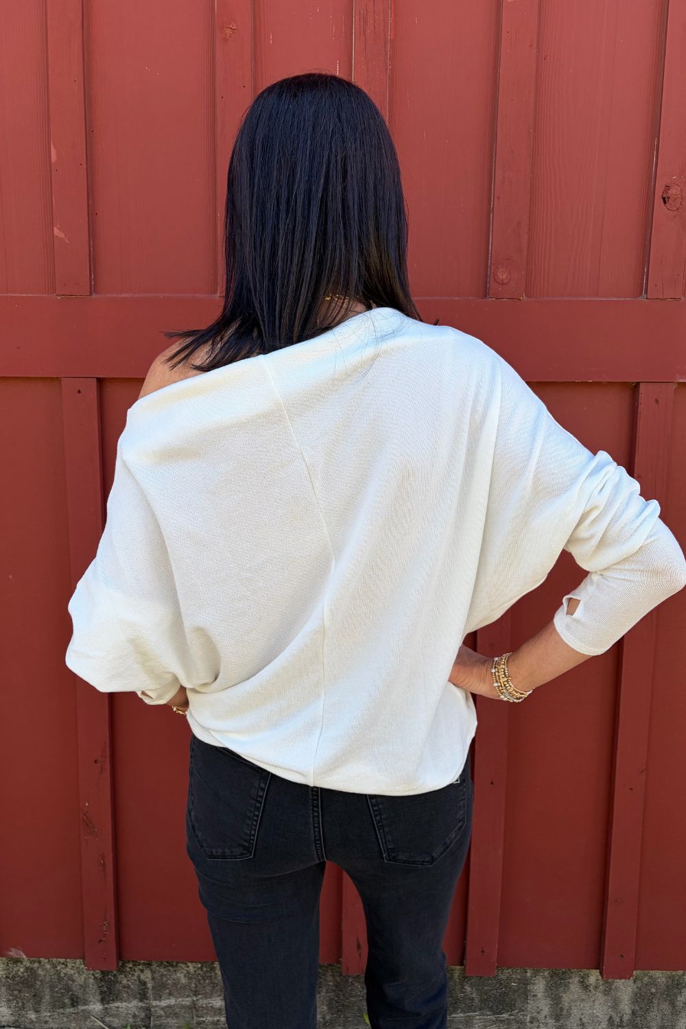 Six Fifty Anywhere Top In Ivory - Six Fifty
