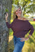 Six Fifty Anywhere Top In Raisin - Six Fifty