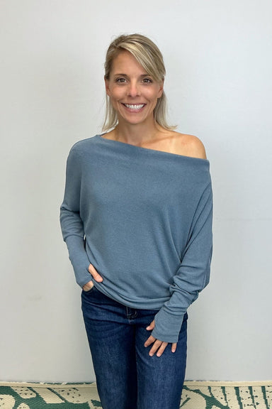 Six Fifty Anywhere Top - Stormy Blue - Six Fifty