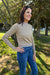 Six Fifty Renley Sweater In Camel/Ivory - Six Fifty