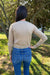 Six Fifty Renley Sweater In Camel/Ivory - Six Fifty