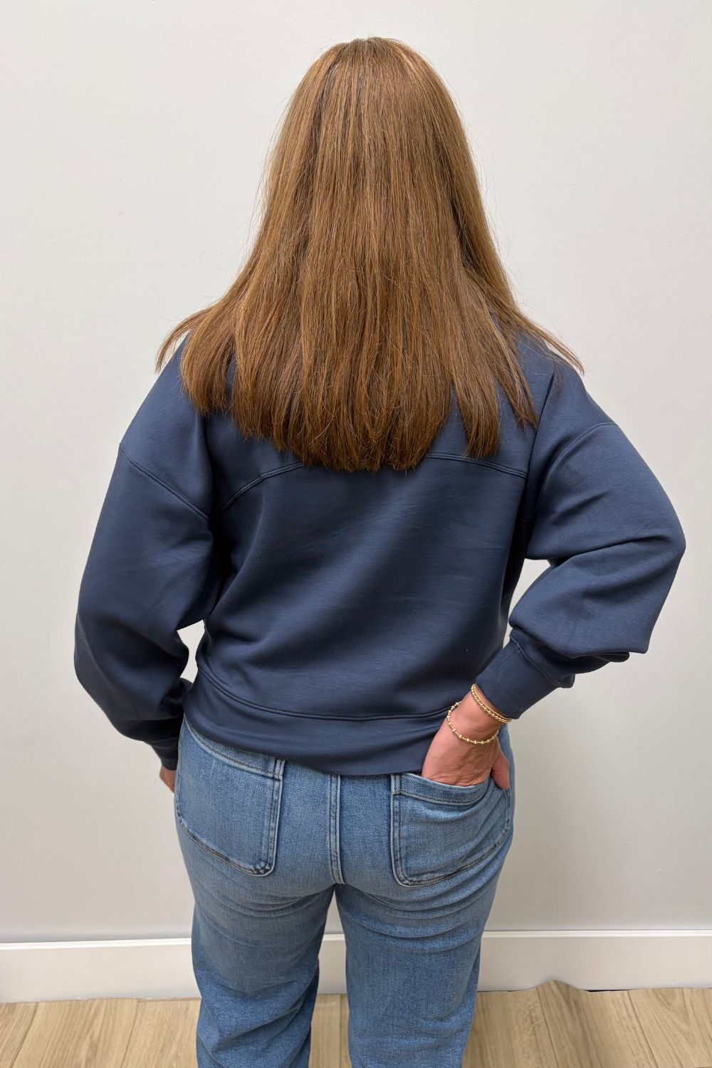 Six Fifty Scuba 1/4 Zip In Navy - Six Fifty