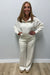 Six Fifty Scuba Pant In Cream - Six Fifty